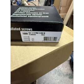 Hilti 1000X Hilti Collated Screws 6 x 1 1/4 PBH S CRS M, #2008493, 1 Box of 1000 S8