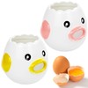 Pack of 2 Egg Separators Chicken, Egg Separator Ceramic, Egg