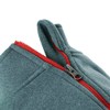 Gooby Zip Up Microfiber Fleece - Turquoise, X-Small