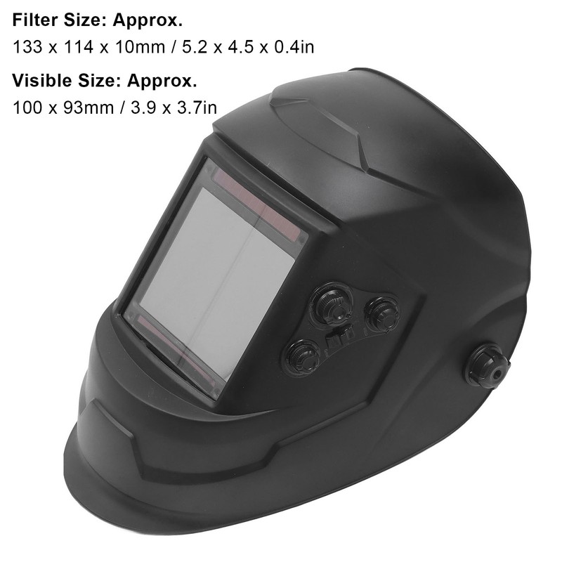 Large Viewing Screen Welding Helmet PP Adjustable Fully Protected Liquid