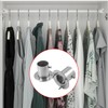 Moicstiy 4Pcs 3/4 Inch Dia Closet Rod Flange Holder Stainless
