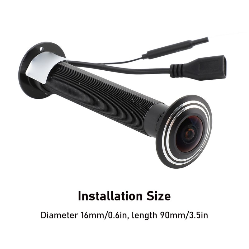 Peephole Camera 1080P HD 180 Degree Lens 2 Way Talk