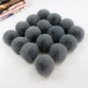 Pack of 10 6 cm Faux Fur Pompom Fur Pompoms