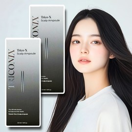 Triconix TricoX Black Scalp Ampoule Nutrient Scaling My Money Naesan 2 Pieces / 트리코닉스 트리코엑스 블랙 두피 앰플 영양제 스케일링 내돈내산 2개