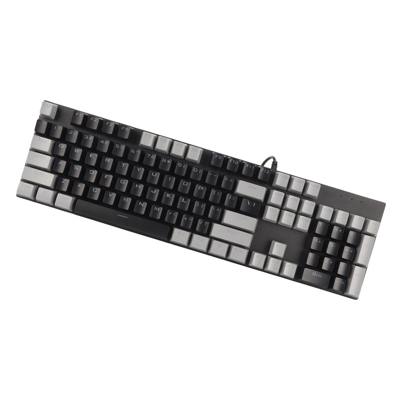 104 Key Mechanical Gaming Keyboard 28 Backlight Modes Blue Switch