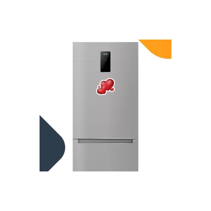 Magnet Me Up Red Hearts Magnet Decal, 6x4 Inches, Heavy