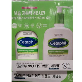 New Cetaphil Moisturizing Lotion 591ml x 2 / 뉴 세타필 모이스춰라이징 로션 591ml x 2개
