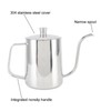 Pour Over Coffee Kettle Stainless Steel Handheld Narrow Drip Spout
