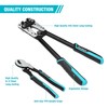 DURATECH Battery Cable Lug Crimping Tool with Wire Cutter-Wire Crimper