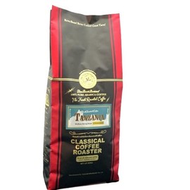 Coffee Beans, 100% Arabica Coffee Beans, Tanzania AA Kilimanjaro, Straight Coffee, 1 lb (454 g), Deep Roasted