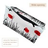 2 Pack Tissue Box Cover Holder, Red Poppies Hummingbirds Rectangle