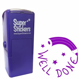 Teacher Stamp | Education Marking Stamp | Reward Stamps for School - Well Done Pencil Design