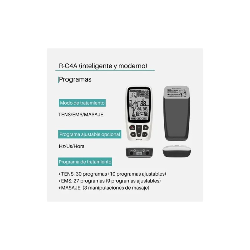Roovjoy R-c4a 3 En 1 Tens, Ems Y Massage, 4