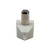 100 Pack Rok Hardware 5mm White Shelf Support Bracket Steel