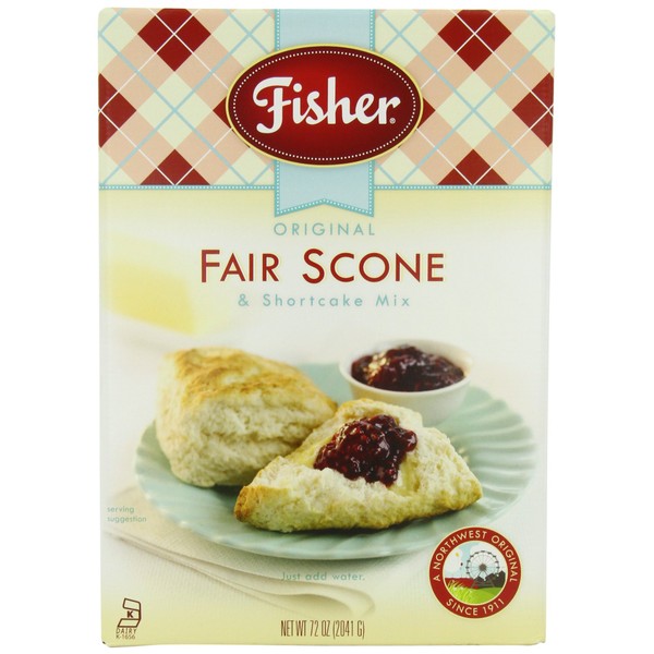 Fisher Original Fair Scone & Shortcake Mix, 72-Ounce Box