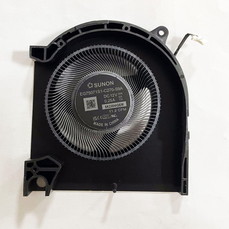 Fleshy Leaf Replacement CPU+GPU Cooling Fan for Dell G16 7630