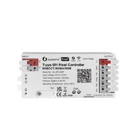 ZigBee Tuya SPI Pixel LED driver de tira de luz LED Smart Life APP Control más de 40 iluminación dinámica modo estático temporizador de sonido de música programado para WS2811 SK6812 WS2801 WS2805