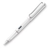 Lamy Safari Fountain Pen, Broad Nib, White (L19W) by Lamy