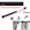 120N Black Cold-Rolled Steel Hydraulic Support Rod, Suitable for Upward-Opening