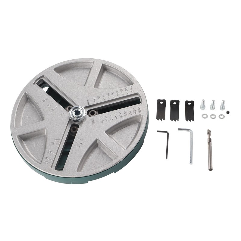 Adjustable Punching Saw Round Hole Opener Tools with Positioning Bit