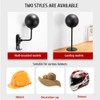 Helmet Holder 180 Degree Rotation Helmet Rack with 2 Hooks