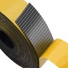 DEVNOL Sticky Back Self Adhesive Solid Rubber Strips 1/16 Thick,