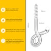 Poprkdre Safety Swing Hooks, M10, Pack of 2 Ceiling Hooks