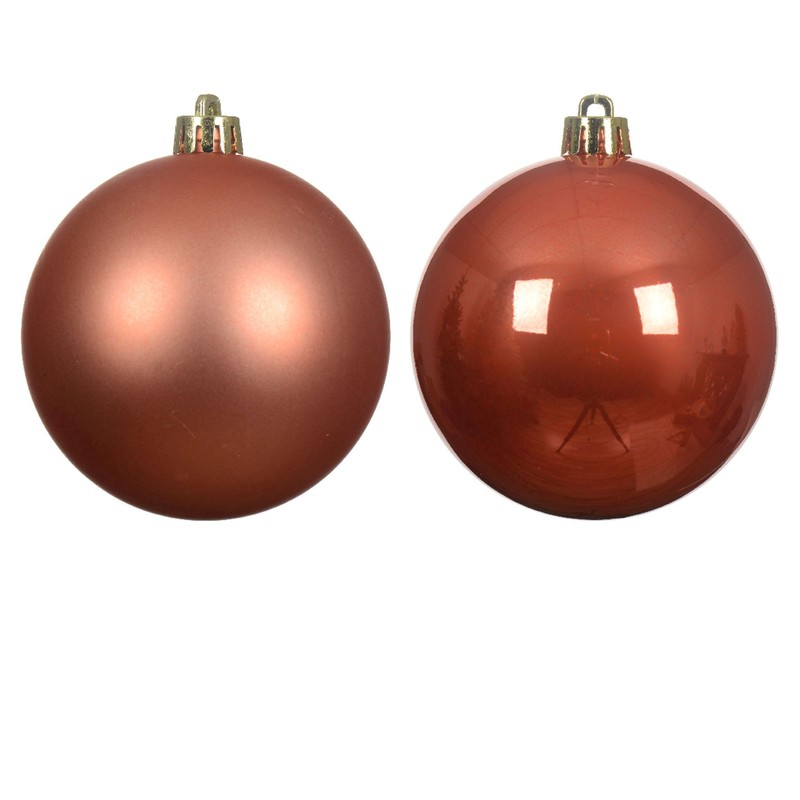 Kaemingk Shatterproof Baubles Spiced Pumpkin 6cm Spiced Pumpkin 6cm