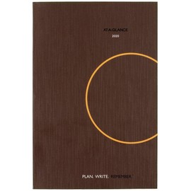 AT-A-GLANCE 2020 Cuaderno de planificación diaria, plan.Write.Remember., 15,2 x 22,8 cm, mediano, café (70620130)