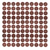 100Pcs Wooden Button 20mm 4 Holes Delicate Cute Waterproof Clothing
