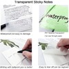 Notas Adhesivas Transparentes, Transparent Sticky Notes Resistentes Al Agua De