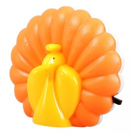 Lion Tools Lampara Pavoreal De Noche Led Para Bebé Lion Tools Estructura Naranja Pantalla Naranja