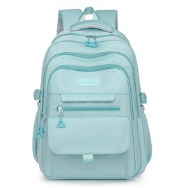 Eagerrich School Cute Aesthetic Backpack Girls Backpack for Students Kids Teen Girls Large Capacity Bookbags College Backpack Laptop Lightweight Bookbag Casual Travel Daypacks School Bag（Blue）