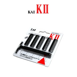 1 Kai K-2 disposable razor + 5 blades / 카이 K-2 일회용 면도기 1개 +날5개