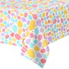 BFB Easter Egg Tablecloths Disposable 54 x 108 Inch Party