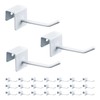 Ikee Design 24 Pcs Small Metal Panel Hook Hanger for