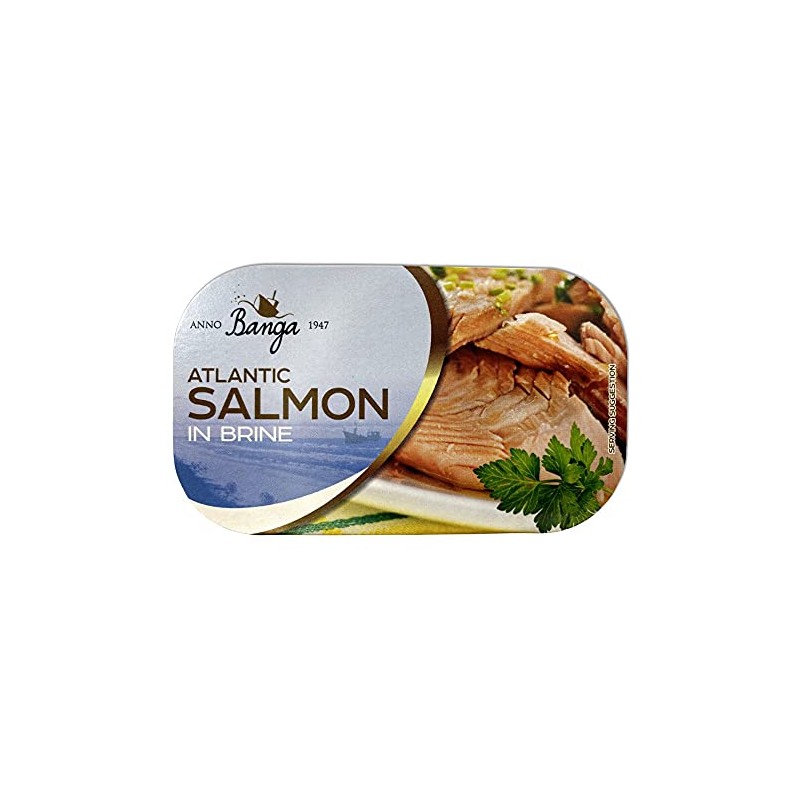Banga Atlantic Salmon in Brine, 120 g