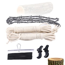 Hand Chainsaw for High Extremity, 48 Inch Portable Hand Chainsaw Including Belt Bag, High-Quality Hand Saw for Sawing Branches and Small Trees, Foldable Camping Saw