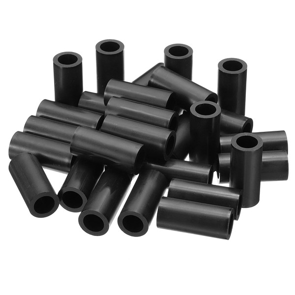 PATIKIL M12 Round Electrical Outlet ABS Spacers Washer, 30 Pcs