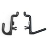 Black Plastic Locking J Hook & L Hook Pegboard Kit