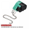 sourcing map Pull Chain Switch 3 Speed 4 Wire Replacement
