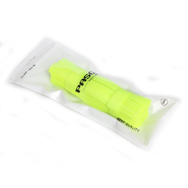 Pasow 50pcs Cable Ties Reusable Fastening Wire Organizer Cord Rope