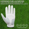 FINGER TEN Golf Gloves Men Right Hand Cabretta Leather Multipack