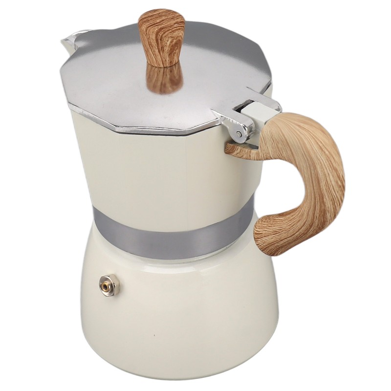Moka Coffee Pot Octagonal Aluminum Classic Portable Hand Brewing Coffee