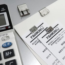 TOHKIN SC-S5-L3 Slide Clip Trial Set (5 Metal S Size, 3 Metal L Pieces) Document Organization