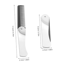 Healeved Folding Hair Comb Portable Comb for Travel Compact Design for for Personal and Professional Use present for Grooming the Go