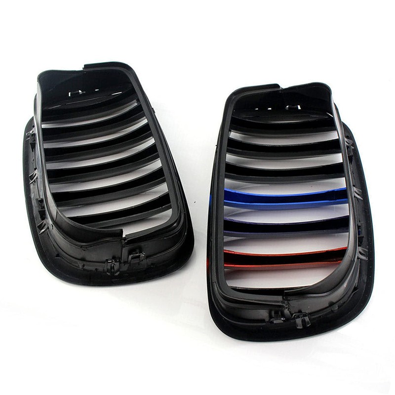 XOPIYAO Front Kidney Grille M Color Gloss Black Compatible with