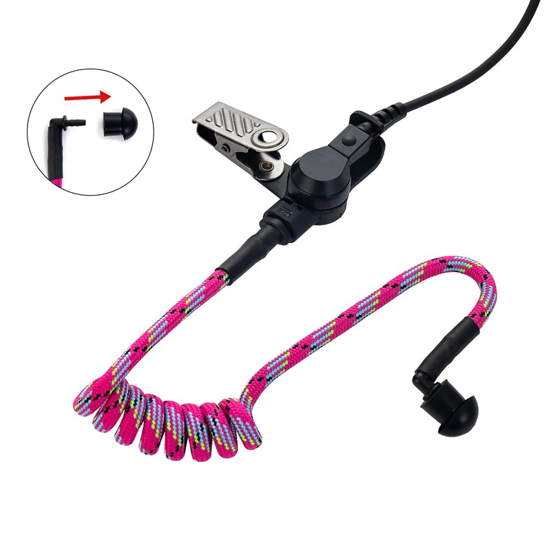DLECNFUN Replacement Braided Nylon Surveillance Acoustic Coil Tube for Radio