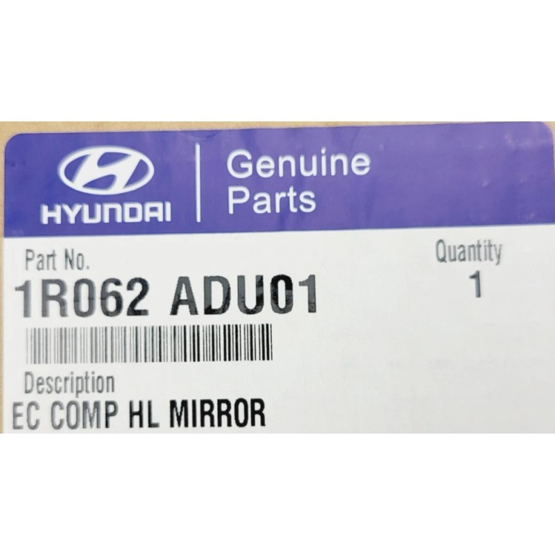 Hyundai 2012-2017 Hyundai Accent Rear View Mirror w/Compass & Auto