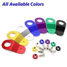 Compatible with Honda Civic EK Billet Aluminum Radiator Stay Mount Bracket+Washer (Gold)